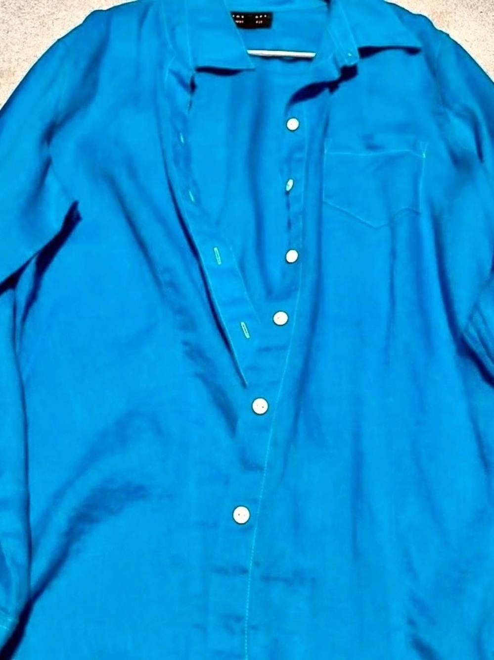 Blue Button Down Shirt Like New